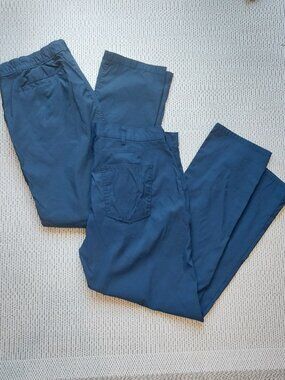 Denali 2 Pants Mens 38x32 Navy Bue Stretch Travel Performance Straight Leg Chino
